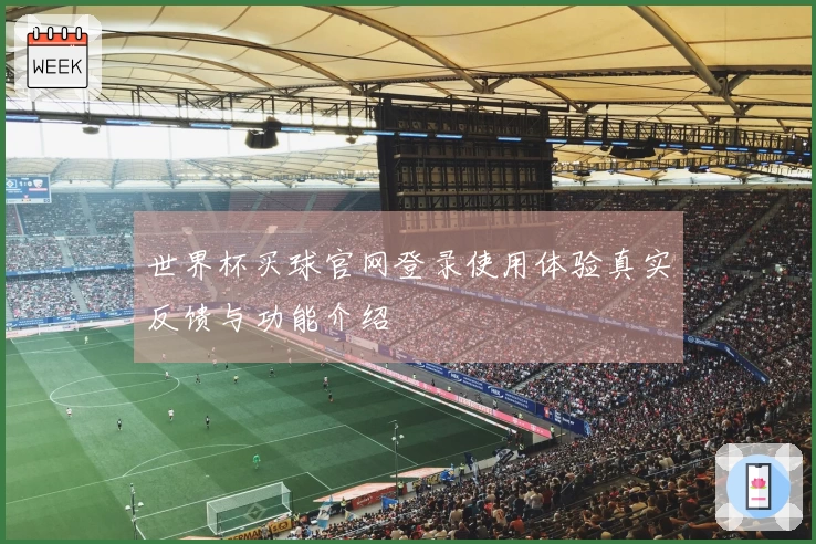世界杯买球官网登录使用体验真实反馈与功能介绍
